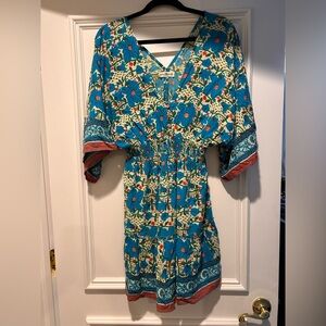 Natural Life Floral V-Neck Dress